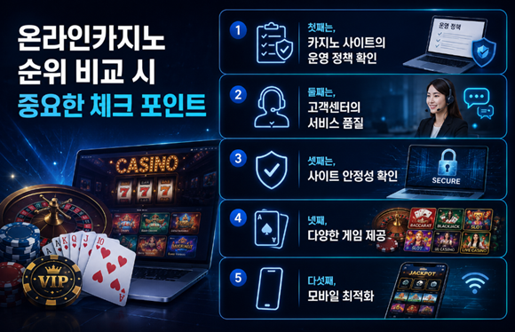 온라인카지노 순위